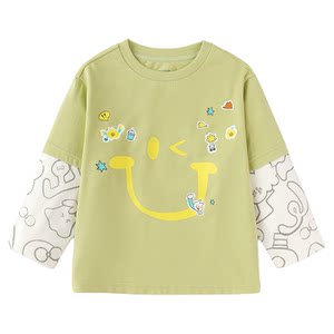 
Balabala children's clothing children's long-sleeved T-shirts for boys and girls 2026 new spring clothing pure cotton baby tops bottoming shirts