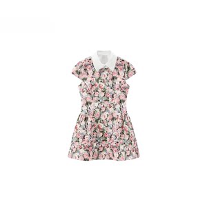 
Original printed crisp fabric dress for women 26 summer new style removable collar skirt CAFAG2653