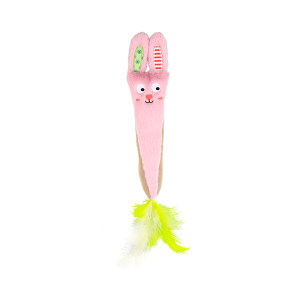 GIGWI is a cat toy toy, a cat, kitten kitten, self -relief feathers, paper grinding teeth and biting pet supplies