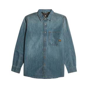 
G-STAR RAW single pocket, versatile, handsome, fashionable, spring and autumn comfortable, men's trendy denim shirt D27083