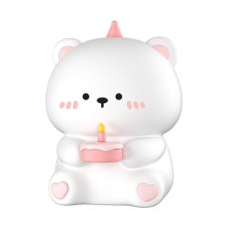 Night light Pangda pinch vent pat light charging toy sleep decompression big-faced rabbit gift for girls practical and convenient