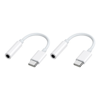 Type-C to 3.5mm round hole headphone adapter