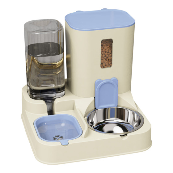 
Cat Bowl Dog Bowl Cat Food Bowl Double Bowl Cat Automatic Feeder Drinking Machine Integrated Cat Bowl Dog Bowl Pet Supplies