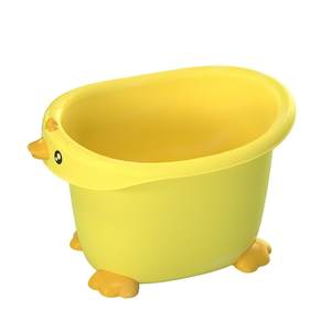 Children's bath bucket Bathpot Baby bath barrel Bakers Thickened large bath barrel swimming home cartoon bath
