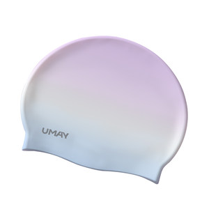 Youmei swimming cap for women without a head-sliding long hair plus large silicone waterproof adult swimming cap high-value big head circumference children