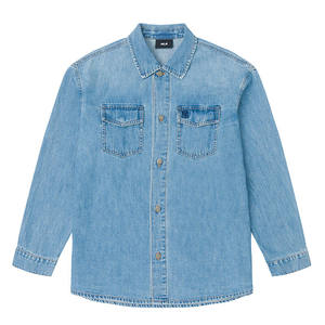 
26 spring and summer new MLB denim jacket for men and women NY letter embroidery college style shirt jacket 3ADRV0161