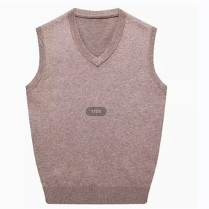 Hengyuanxiang Men's Autumn and Winter Smok Sweet Sweet Slim Casual Casual Simple Vedic Covered Vests Sleeveless Sweaters