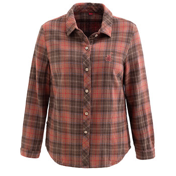 Pure cotton shirt, long sleeves, mother wears plaid style