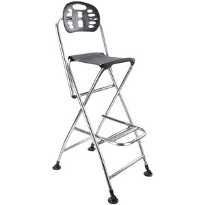 不锈钢桥筏椅子筏钓椅可折叠可升降桥筏钓椅新款便携桥伐钓鱼凳子