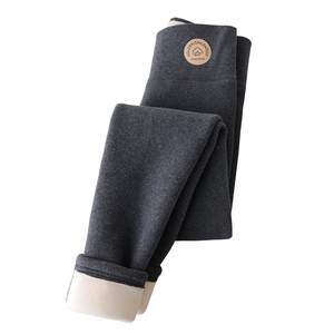 Northeast special thick lamb cashmere leggings female wears autumn and winter with velvet thick warm pants large size autumn pants cotton pants
