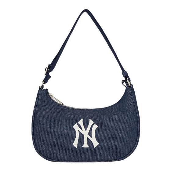 
MLB autumn new official authentic armpit bag female compact Korean handbag black commuter shoulder bag BQS01
