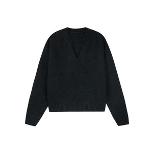 
NONRADICAL (NR) Wool Blend V-neck Pullover Sweater Autumn and Winter Lazy Style Knitted Sweater for Men