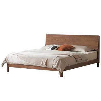 Genji Wood Language North American FAS grade black walnut bed