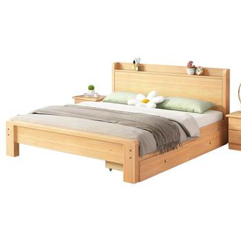 Double bed Household Nordic single bed