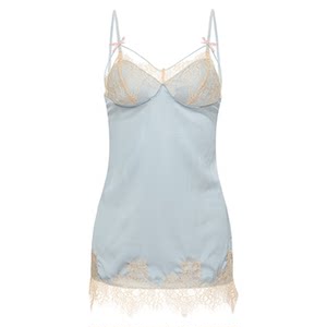 LA Golden House Tibetan Jiao*Sexy hollow lace -style suspender bed skirt reveal mesh thin pajamas female summer