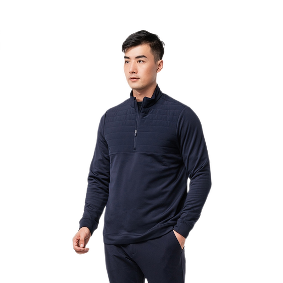 Decathlon sweater semi -zipper men's hood thickened warming up long -sleeved sweatshots T -shirt official website SAG1
