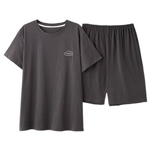 
Yalu 100% pure cotton pajamas men's summer home clothes 2026 new boys summer short-sleeved shorts suit