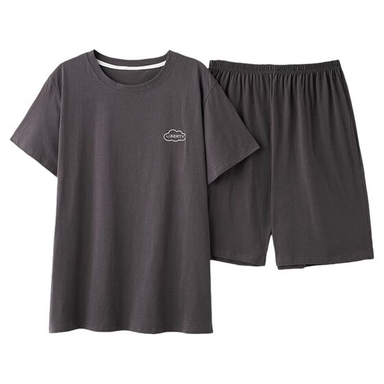 
Yalu 100% pure cotton pajamas men's summer home clothes 2026 new boys summer short-sleeved shorts suit