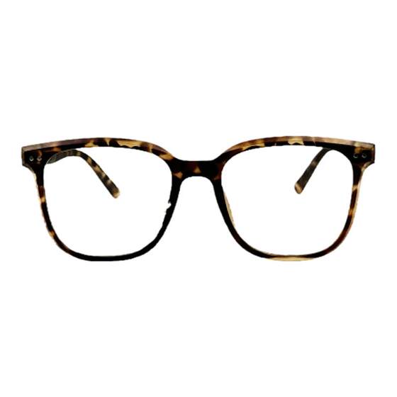 
404's store large square frame tortoiseshell glasses frame TR90 material myopia matching degree plain face anti-blue light 2025 new
