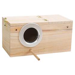 Tiger skin winter artifact parrot breeding box solid wood keep warm