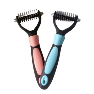 
Pet knotting comb stainless steel knotting rake comb cat and dog cleaning and beauty knotting hair removal comb dog to remove floating hair