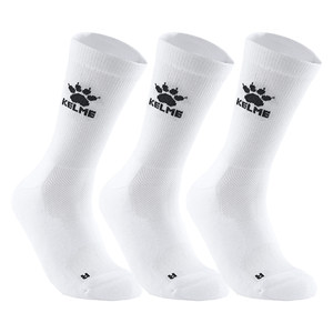 
Kelme professional three-pair basketball socks breathable running antibacterial elite mid-calf sports socks casual socks