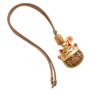 
Shajin in and out safe lucky cat car pendant car rearview mirror hanging ornaments high-end car pendant decorations