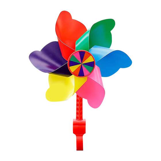 
Colorful rotating large and small windmill toy stroller decorative pendant baby stroller children Zhuanzhuanle Kindergarten