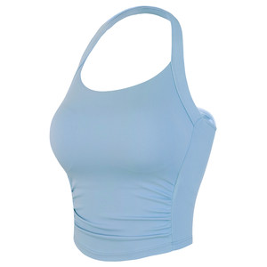 
Fitness girl's integrated sports underwear shockproof gathering and wearing a running bra beautiful back halter neck yoga vest new
