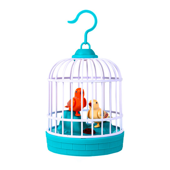
Birds that can learn to talk to people, children's simulation birdcage toy, animal model, educational baby, 1 to 2 years old, six boys and girls