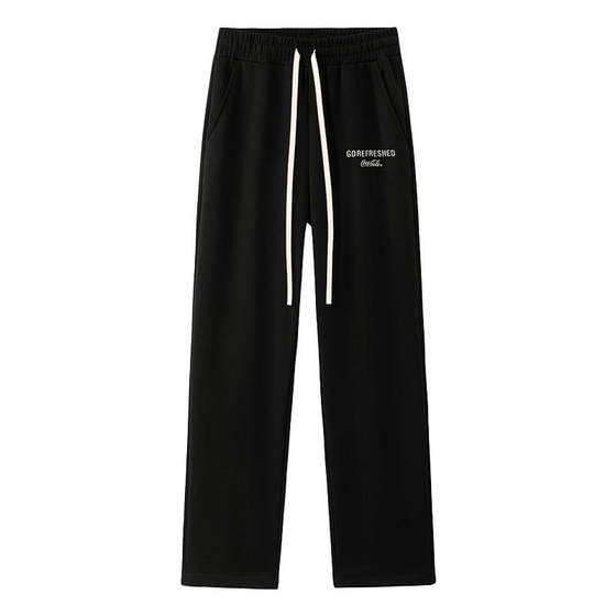 
Coca-Cola/Coca-Cola casual pants men's autumn and winter pants plus velvet and thickened loose trousers and sports pants for women