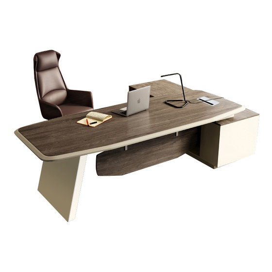 Simple and modern boss table Atmospheric supervisor computer desk single manager Daquan Taiwan fashion office table and chair combination
