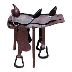 Ws-206 American Imported Double Saddle Western Saddle Yuma Paradise Harness Equestrian Supplies