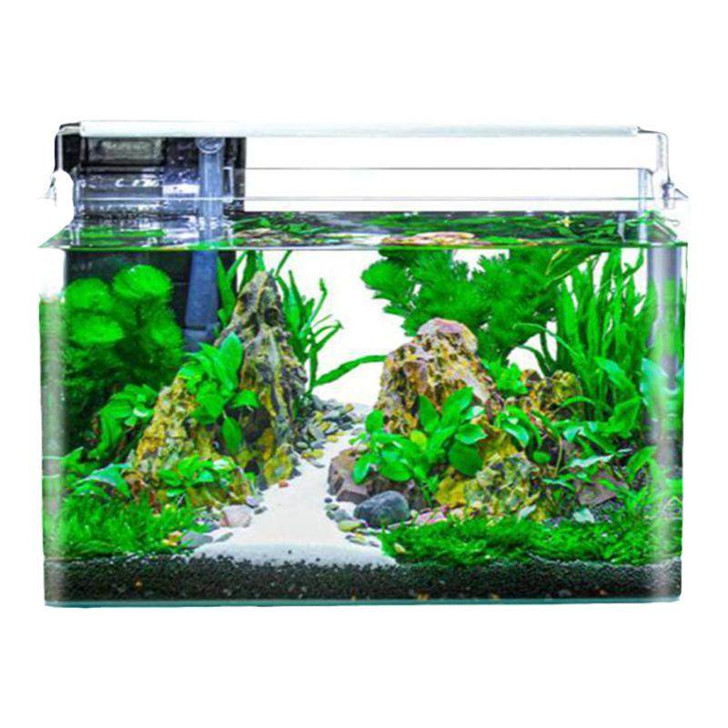 Image showcasing Fish Tank Living Room 2024 - New Desktop Household Small Goldfish Tank ...