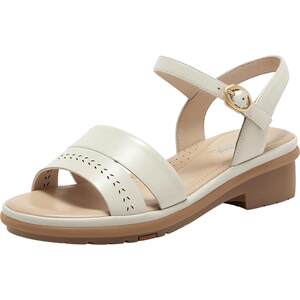 
Bata Fashion Sandals Women's Season Mall New Versatile Sheepskin Thick Heel Strap Sandals AOE10BL5