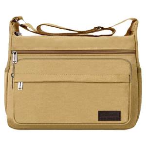 Larger men's bag durable canvas bag electrician tool bag crossbody bag middle-aged and elderly carpenter tool bag labor protection bag
