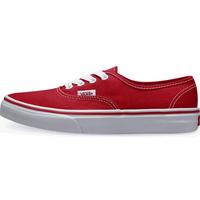Vans Vance Apple Red Canvas Shoes For Children