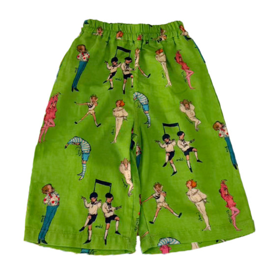 
Men's and women's baby anti-mosquito pants, summer thin pure cotton home clothes, parent-child wear, baby fashionable children's casual straight pants