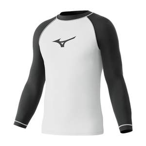 
Mizuno men's swimsuit and swimming trunk suit 2025 new hot tops for boys' large size long sleeves full swing equipment