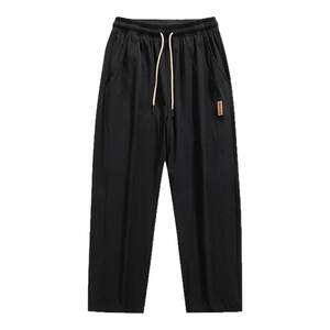 
Pull back American sports pants for men spring and autumn 2026 new youth loose straight casual wide leg pants