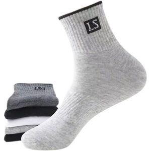 Comb with cotton socks Men's sweat -absorbing and breathable mid -socks, autumn and winter sweat absorption four seasons wild cotton sports male socks plus
