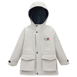 Q21 Children's Three-proof Parker Cotton Clothing, Boys And Girls, Baby Autumn And Winter Clothing, Thickened Warm Cotton Jacket, Waterproof And Anti-fouling Jacket
