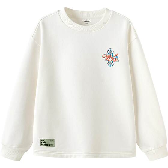 
Balabala boys' sweatshirts, medium and large children's long-sleeved T-shirts, spring and autumn clothing, new children's clothing, children's fashionable bottoming shirts