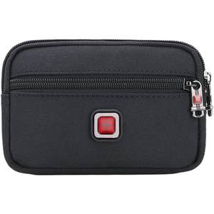 
Swiss Army Knife Mobile Bag Men's Crossbody Horizontal Woman Working on the Construction Site Ultra-thin Elderly Mobile Waist Bag Coin Bag