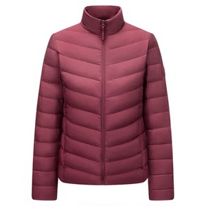 
[Spare ribs down] Bosideng 26 New Short Style Thin Down Jacket Women's Jacket Portable Stand Collar Three-Proof Liner