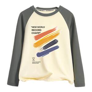 
La Chapelle boys long-sleeved T-shirt spring and autumn 2026 new children's cotton top boys spring bottoming shirt