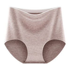 
Pure cotton underwear women's 7a grade antibacterial cotton crotch high waist tummy control seamless briefs brand high-end 2025 new style