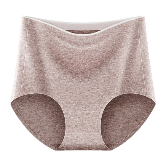 
Pure cotton underwear women's 7a grade antibacterial cotton crotch high waist tummy control seamless briefs brand high-end 2025 new style