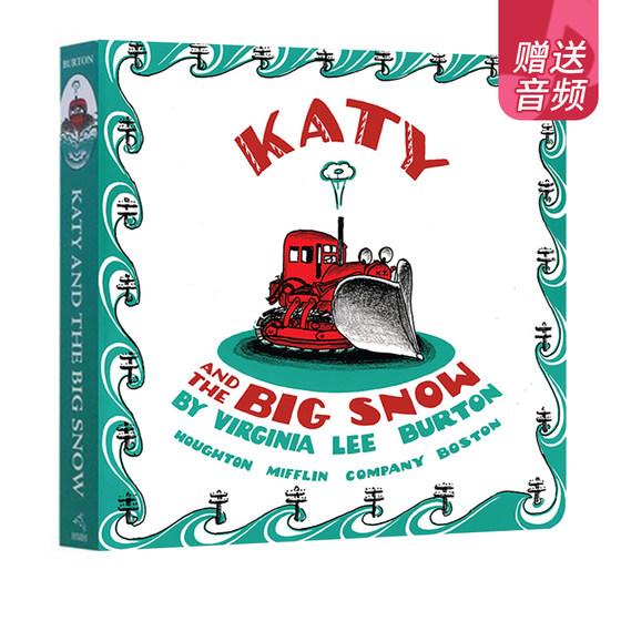 英文原版绘本 Katy and the Big Snow 汪培珽5阶段 一场很大的雪 房子系列三部曲 凯迪克大奖作家 Virginia Lee Burton