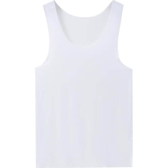 
Three-gun vest for men 50 modal seamless nude bottoming silky soft sweat-absorbent breathable inner wear 2026 spring and summer